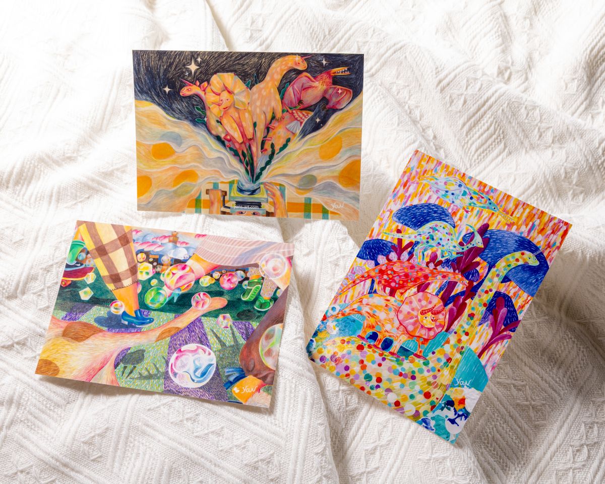 原創插畫明信片