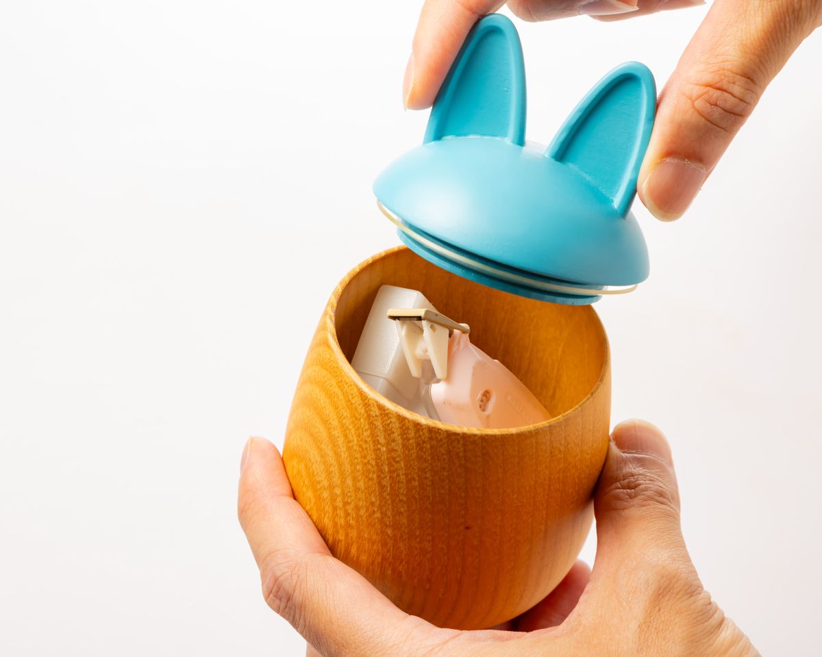  動物耳朵造型收納罐